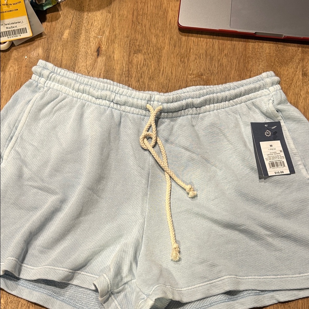 Universal Threads French terry shorts and Sweatshirt set. Baby blue.